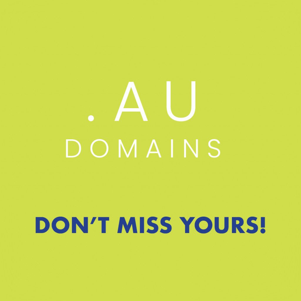 AUDOMAINS .au domain registrations