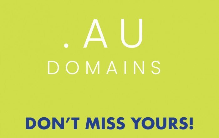 .au domain registrations