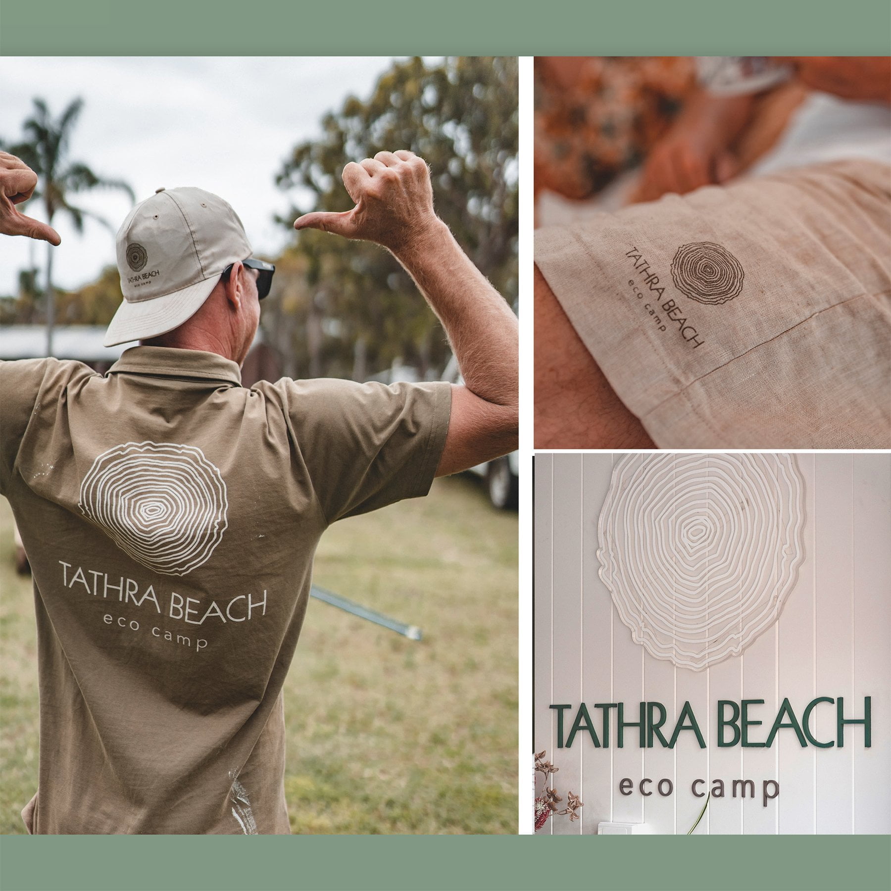 Tathra Beach Eco Camp - Brand Design - Holiday Park - Logo - Eco Tourism