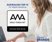 Top 5 - Australian Web Awards - Holiday Brands - Amanda Dempster