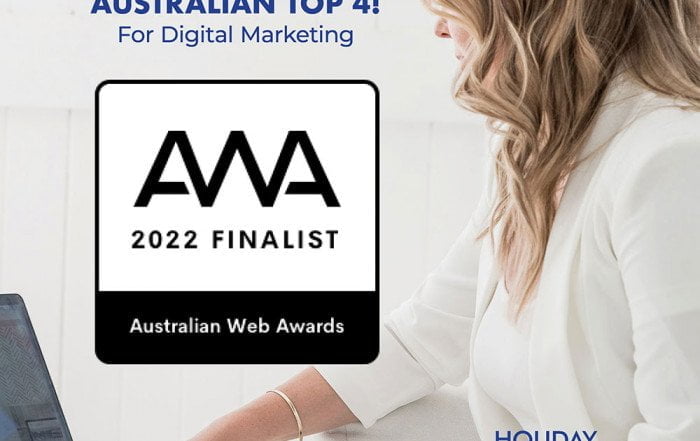 Top 5 - Australian Web Awards - Holiday Brands - Amanda Dempster