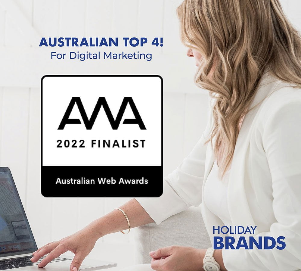 Top 5 - Australian Web Awards - Holiday Brands - Amanda Dempster