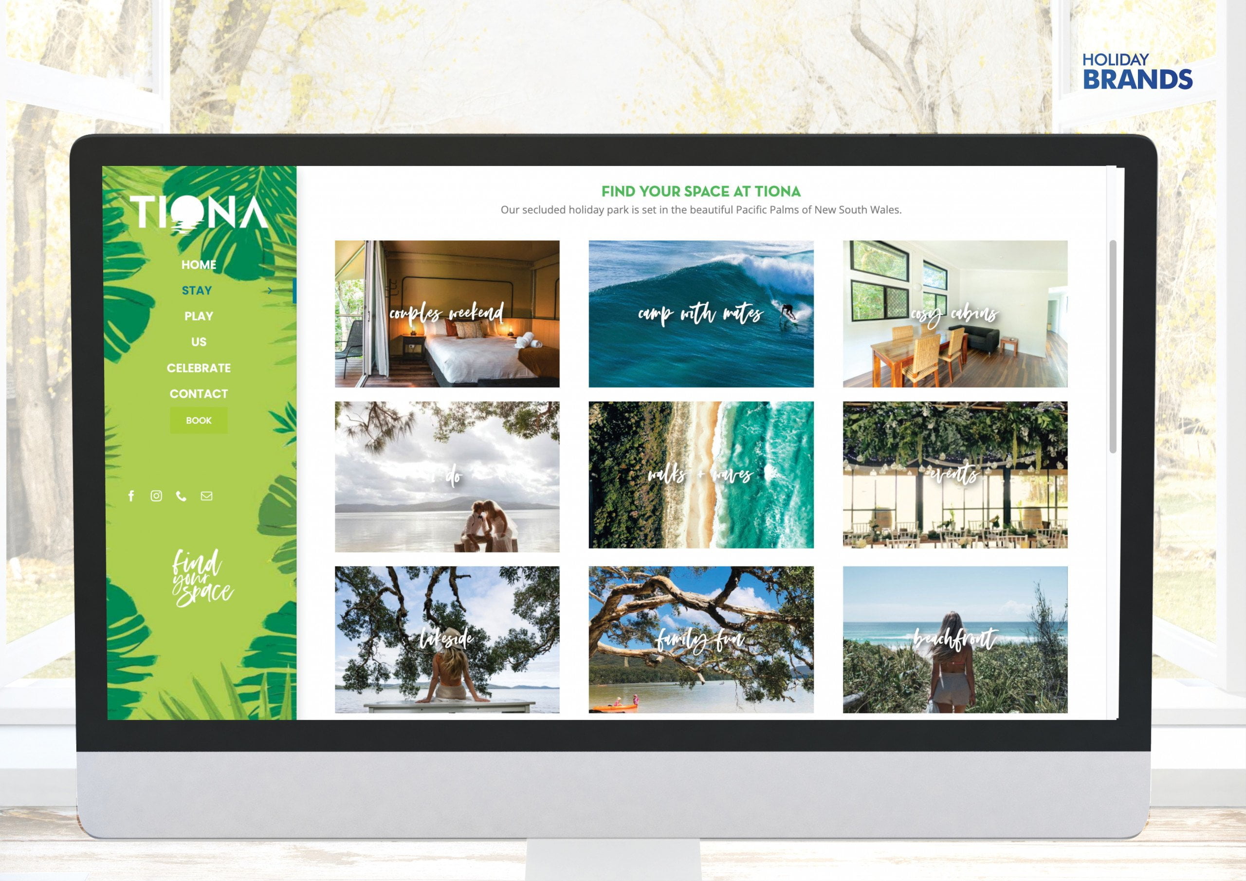 Tiona Holiday Park Forster Tuncurry Website Design Tourism - Holiday Brands